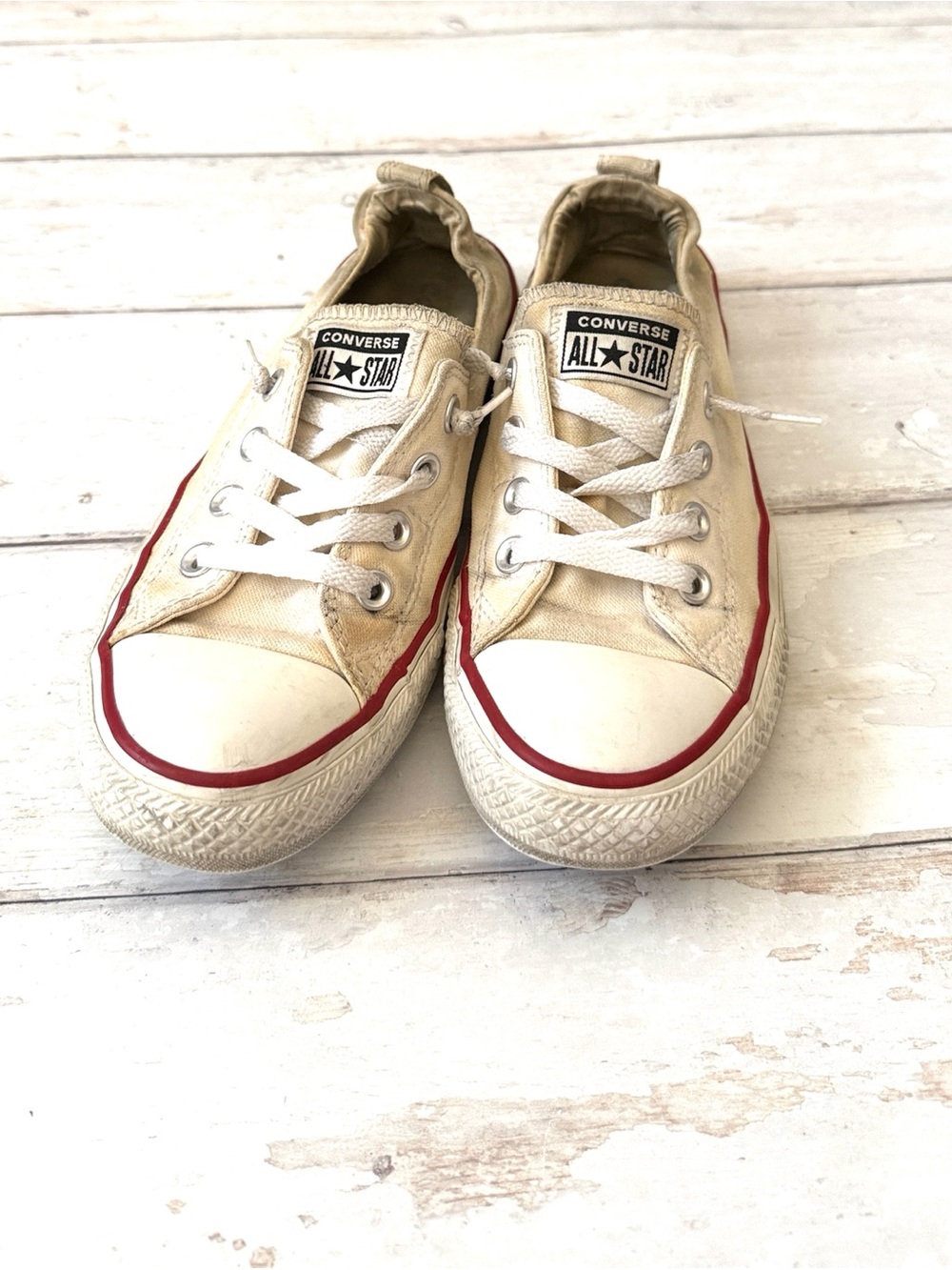 Converse All Star Chuck Taylor White Low Tops Women’s Size 9